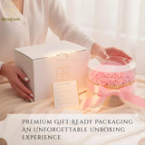 Floragram pink preserved roses box detail — Canada